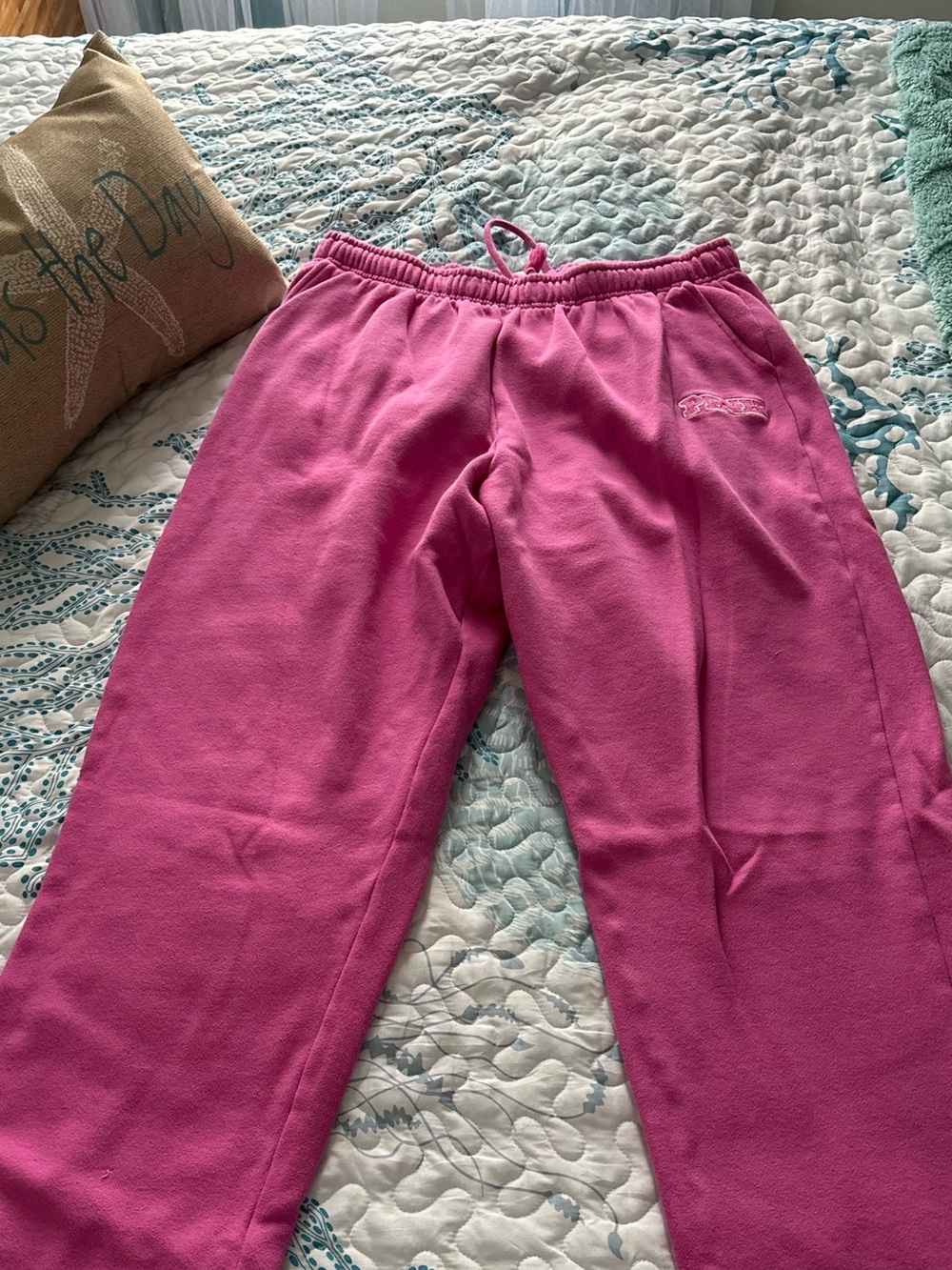 PINK Victoria's Secret Bright Pink Women’s Dorm Lounge Sweatpants